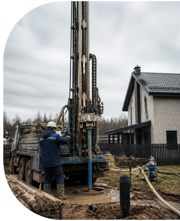 Бурение скважин на воду под ключ в Сарапуле от 123888 р. | АПаруса-Срл