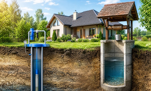 Автономное водоснабжение загородного дома Сарапул: скважина или колодец